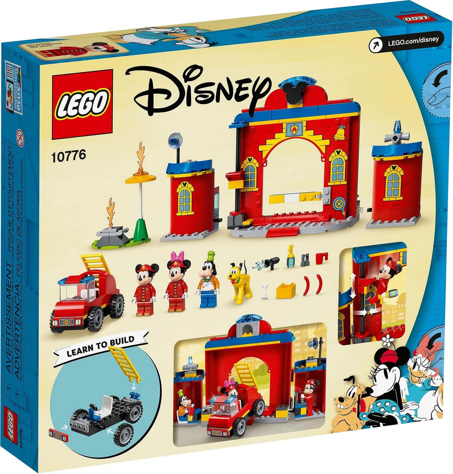 LEGO 10776 Mickey & Friends Fire Truck & Station - Disney Mickey And Friends 4+ - Image 3