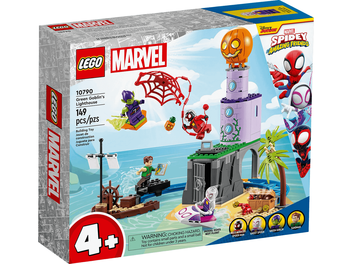 LEGO 10790 Team Spidey at Green Goblin's Lighthouse - Marvel Spidey Super Heroes 4+