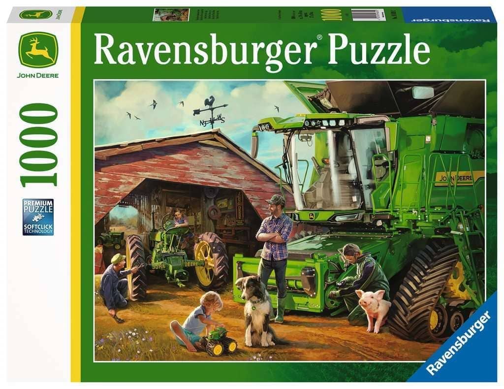 Ravensburger - John Deere Legacy Then & Now Jigsaw Puzzle 1000 Pieces