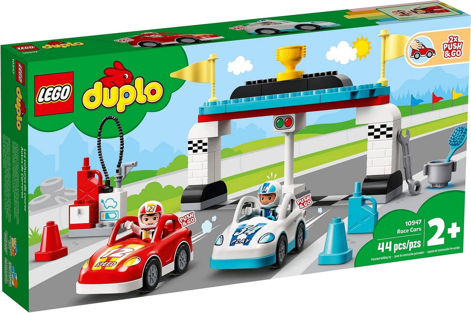 LEGO 10947 Race Cars - Duplo - Image 4