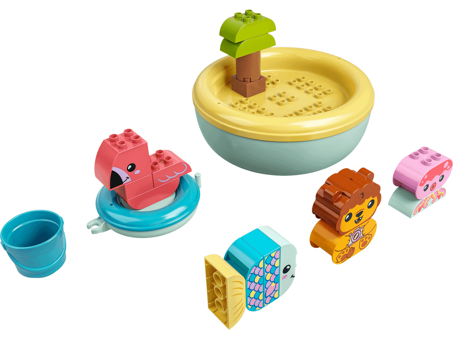 LEGO 10966 Bath Time Fun Floating Animal Island - DUPLO - Image 3