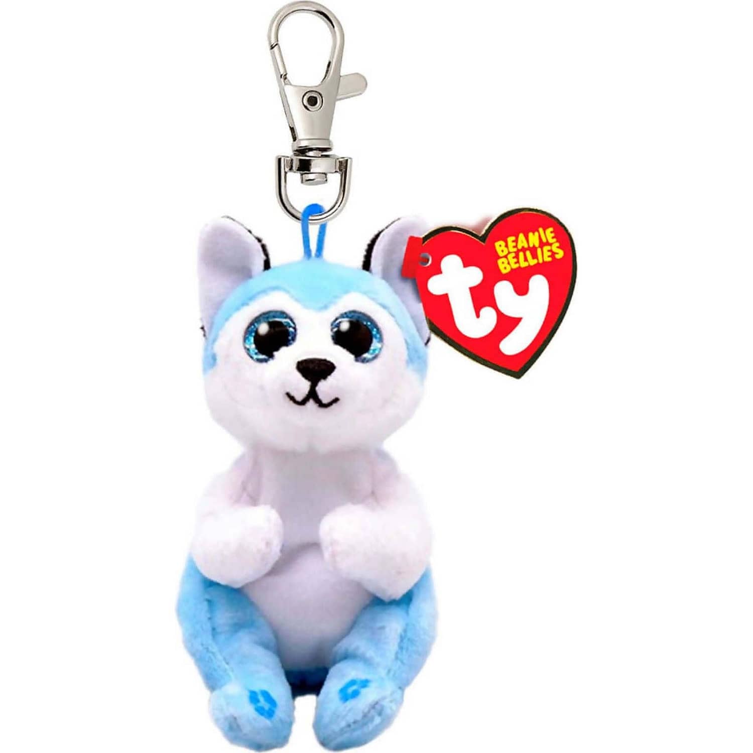 Ty - Beanie Bellies Clip - Thunder Blue Husky