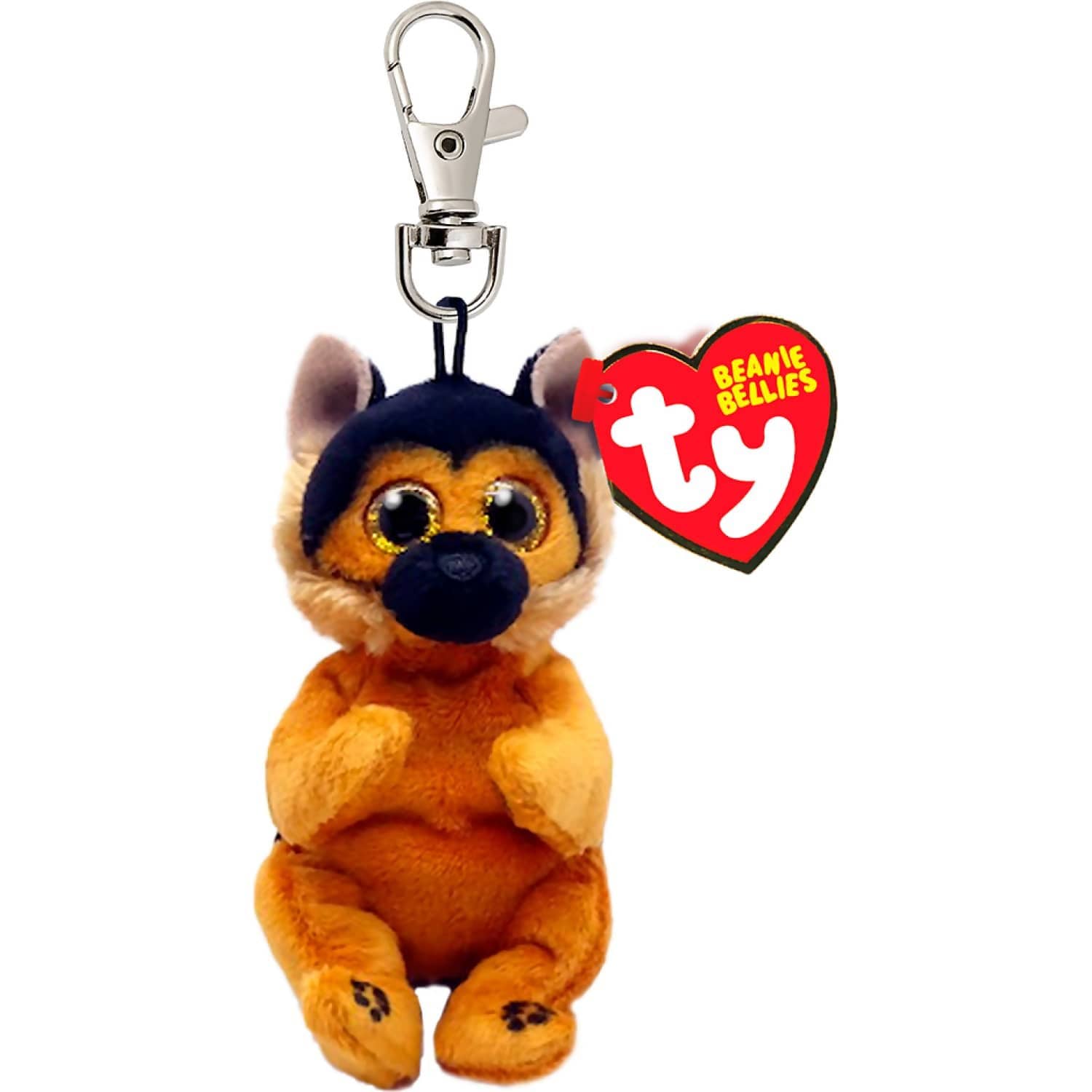 Ty Beanie Bellies Clip - Ace German Shepherd
