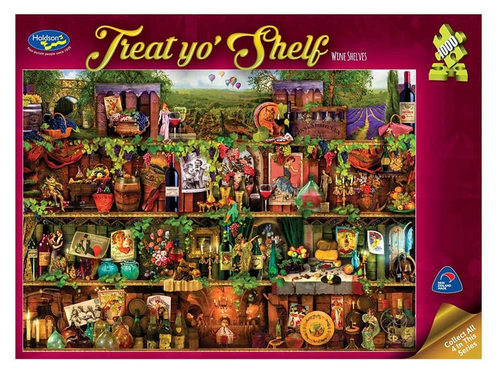 Holdson - Treat Yo Shelf Wine Shelves 1000 Pieces Jigsaw Puzzle - Image 3