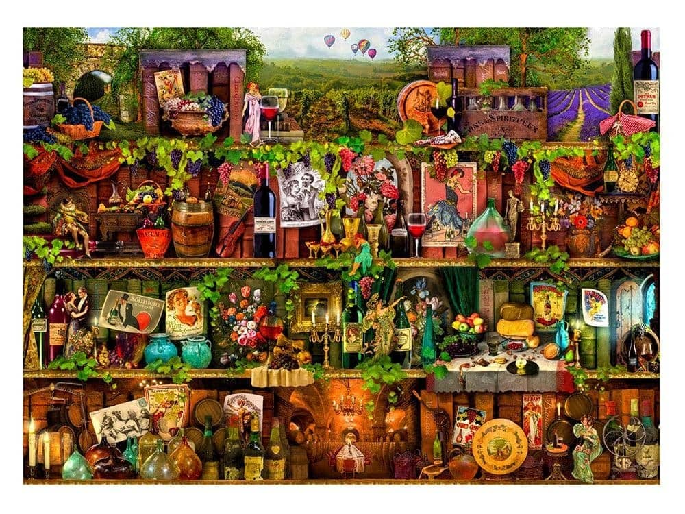 Holdson - Treat Yo Shelf Wine Shelves 1000 Pieces Jigsaw Puzzle - Image 4
