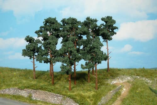 HEKI 2 FIR TREES 18CM AI81150 TRAIN ACCESSORIES