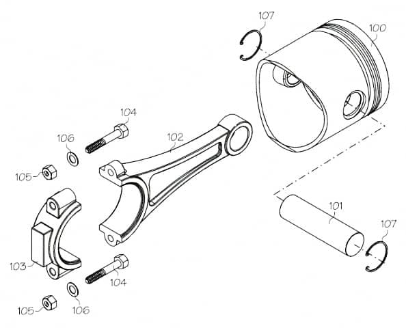 F1401 (YS ENGINE PART) CRANKCASE 120SC