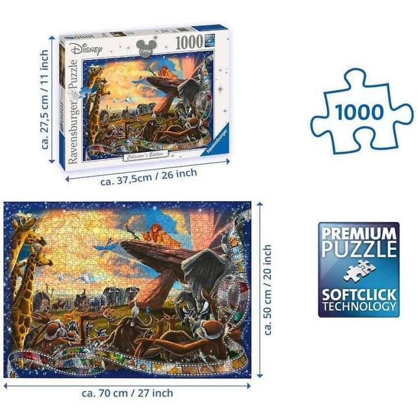 Ravensburger - Lion King 1994 Movie Jigsaw Puzzle 1000 Pieces - Image 2