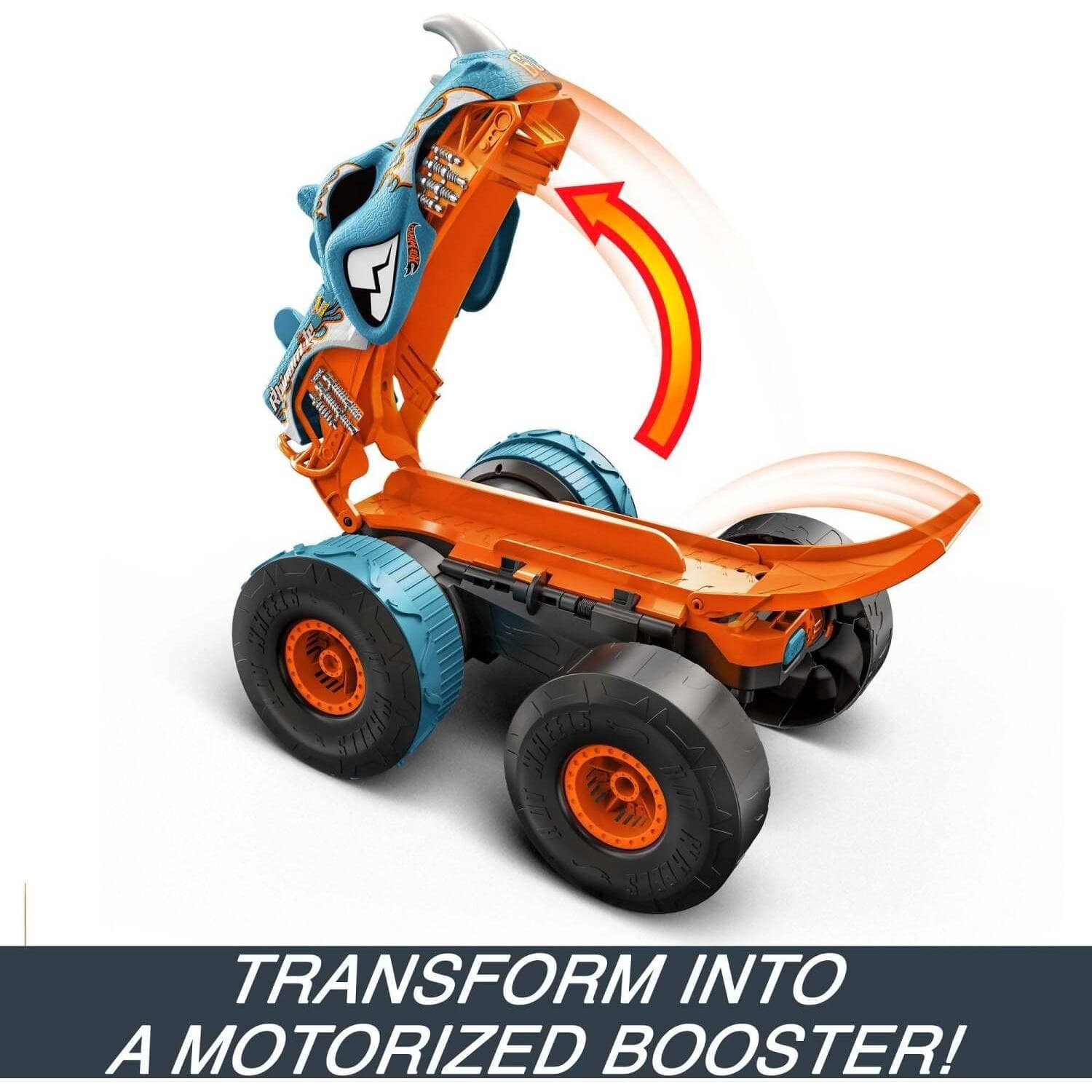 Hot Wheels - Monster Trucks Hw Transforming Rhinomite Rc In 1:12 Scale With 1:64 Scale Toy Truck - Mattel - Image 5