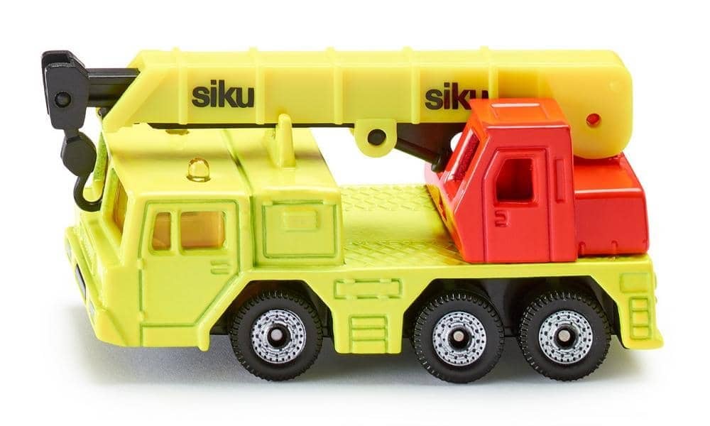 Siku - Hydraulic Crane Truck – Realistic 1:87 Scale Building Site Die-Cast Vehicle