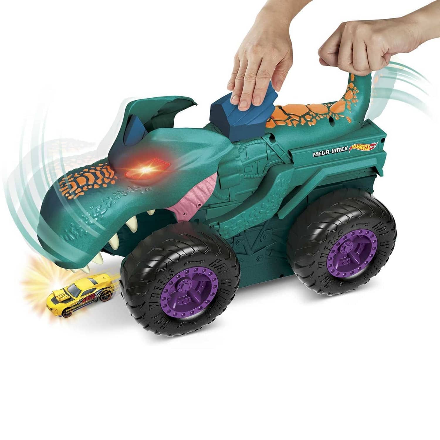 Hot Wheels® - Monster Trucks Car Chompin Mega-wrex Vehicle Mattel - Image 4