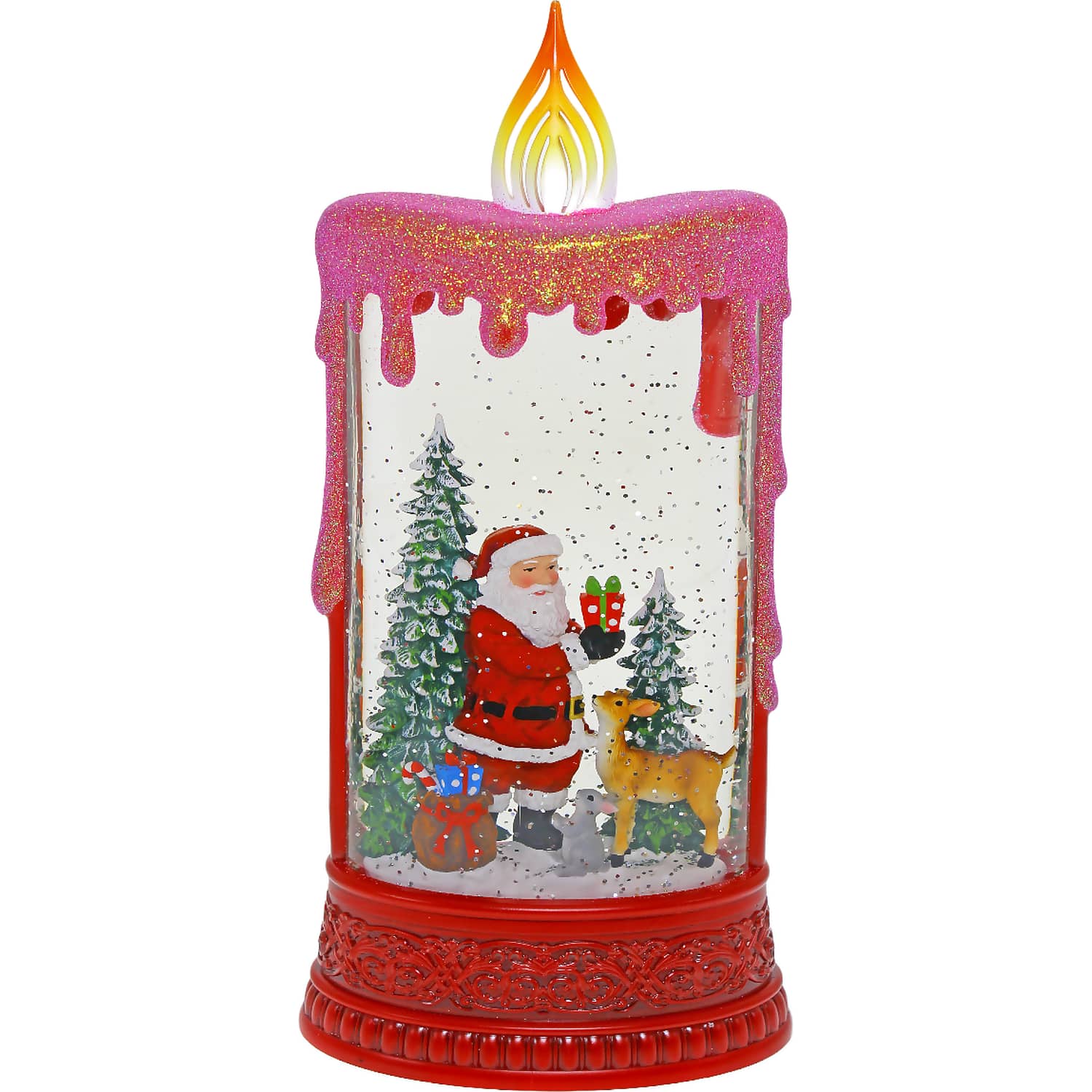 Cotton Candy - Xmas Santa Led Candle