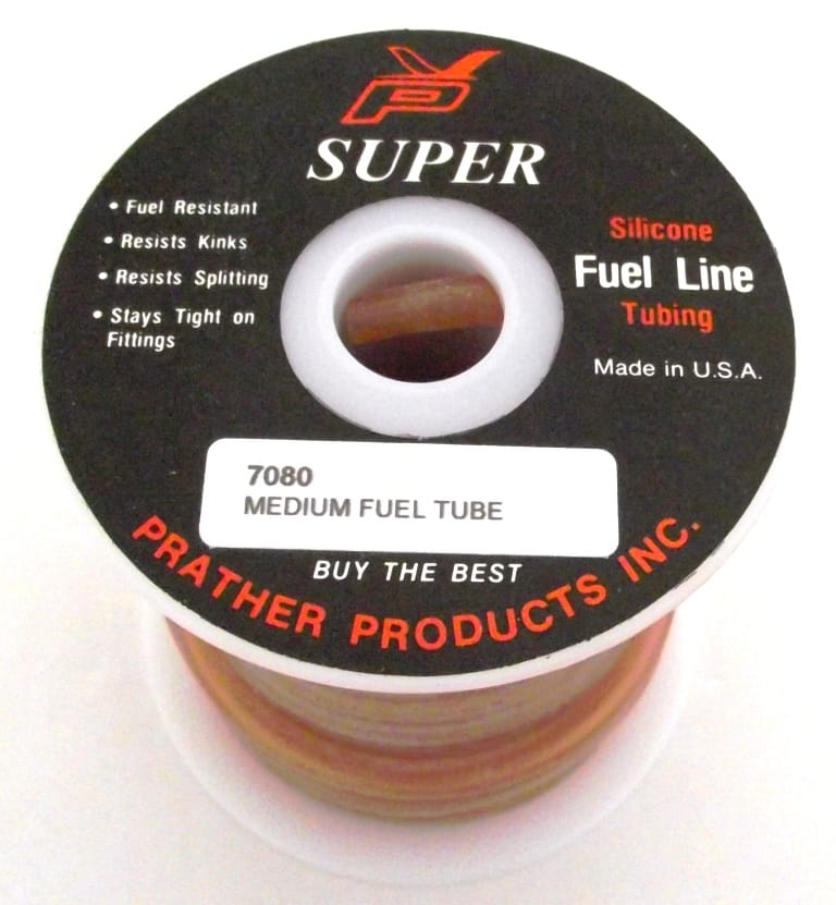 PRATHER SILICON FUEL TUBE MEDIUM 30 FOOT ROLL