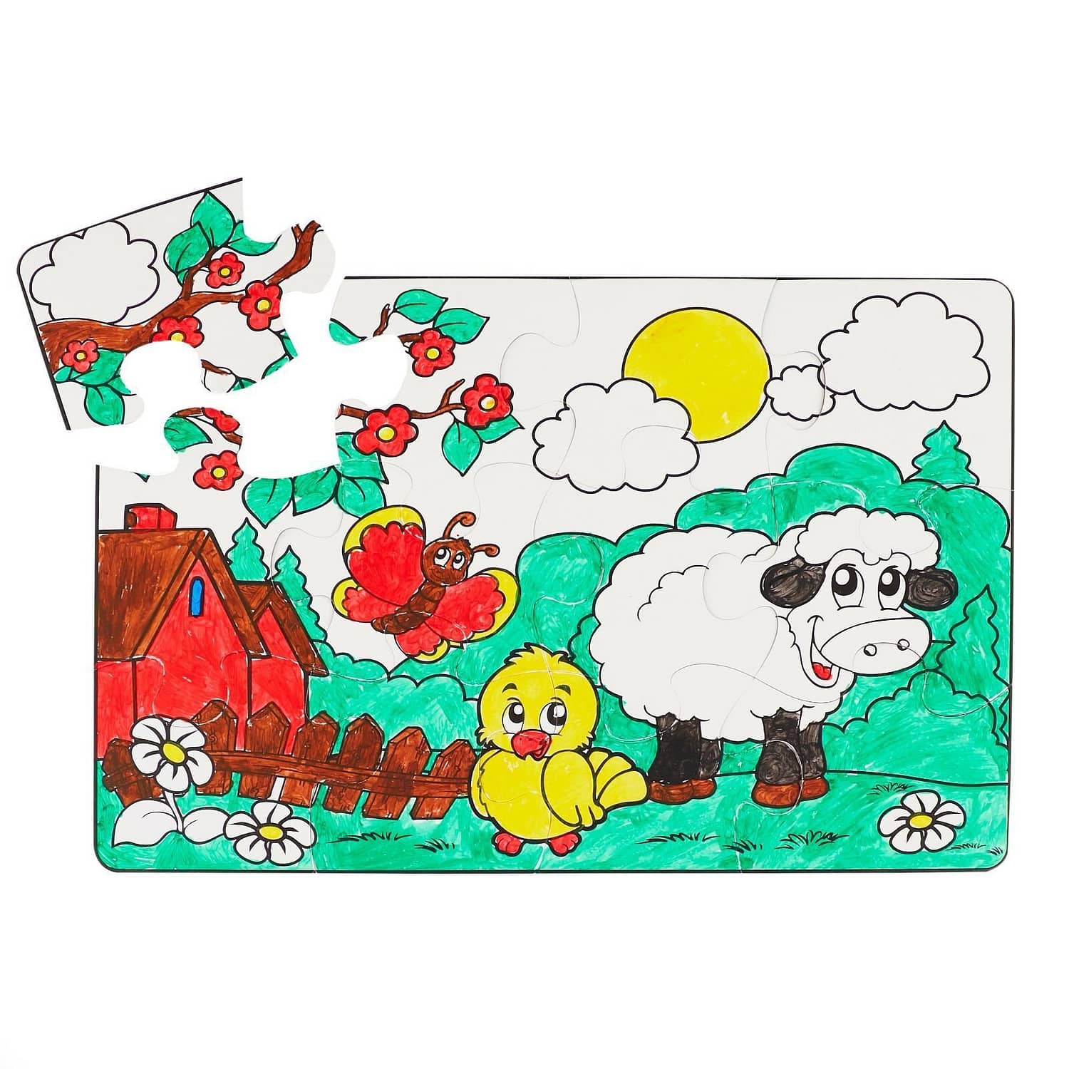 Little Brian - Paint-a-puzzle - Fun At The Farm - Image 2