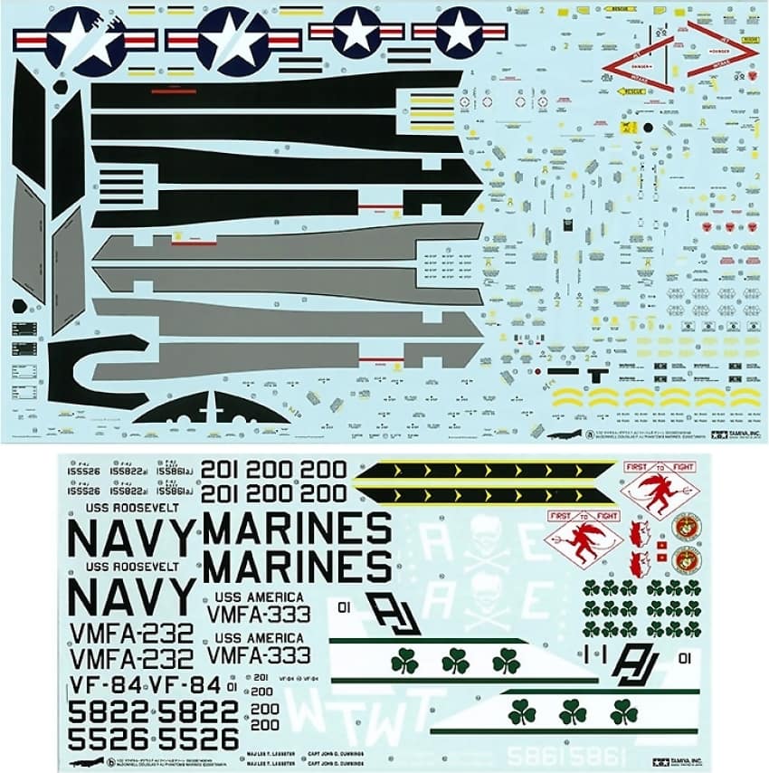 Tamiya Mcdonnell F-4 J Phantom Ii Marine Version - Image 6