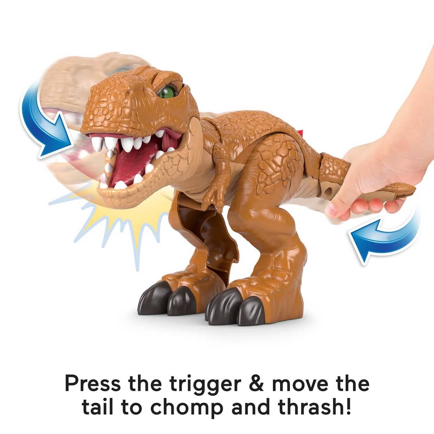 Imaginext - Jurassic World Thrashin Action T.rex Mattel - Image 3