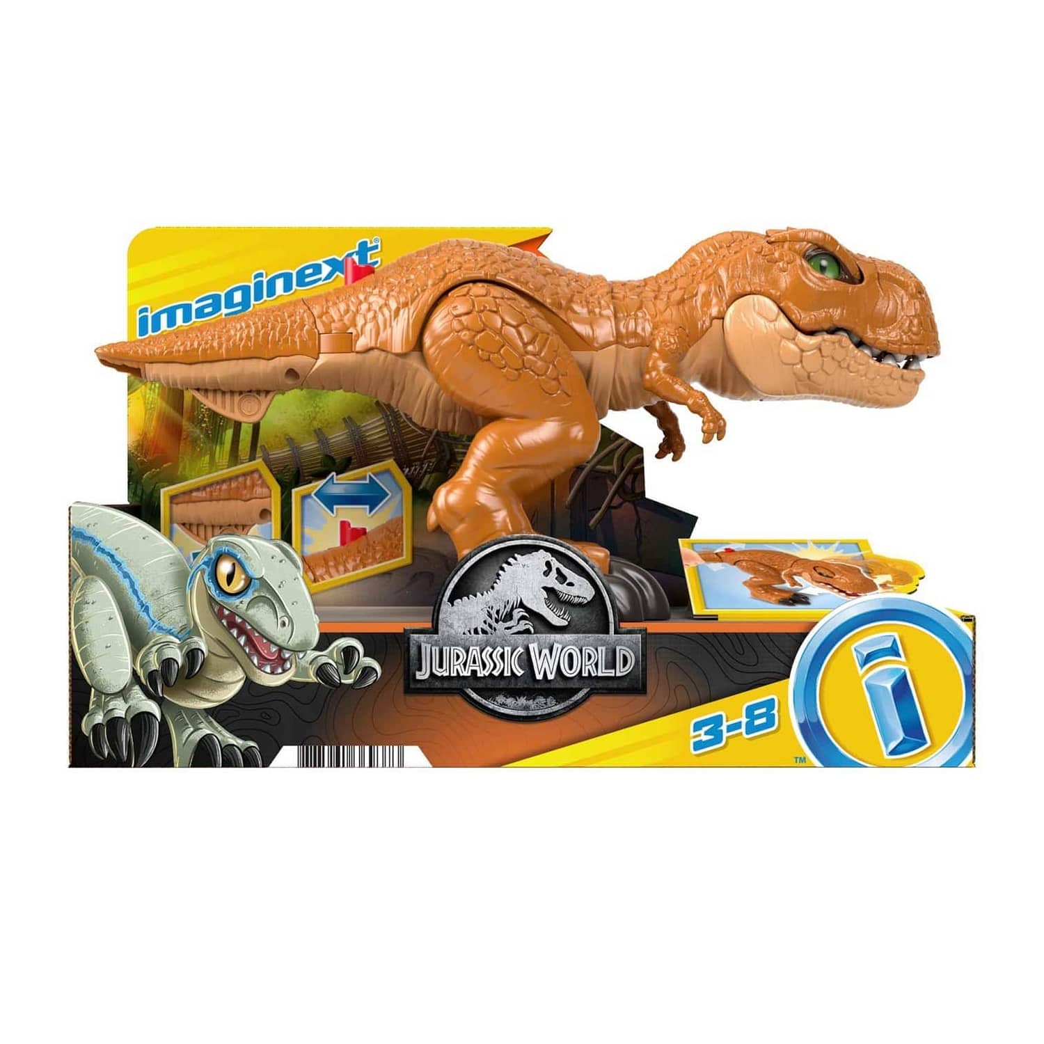 Imaginext - Jurassic World Thrashin Action T.rex Mattel - Image 6