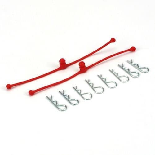 DUBRO BODY KLIP RETAINERS RED 2PCE  2248