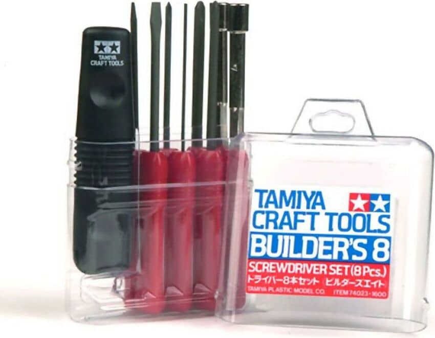 Tamiya Builder's 8 Screwdriver Set