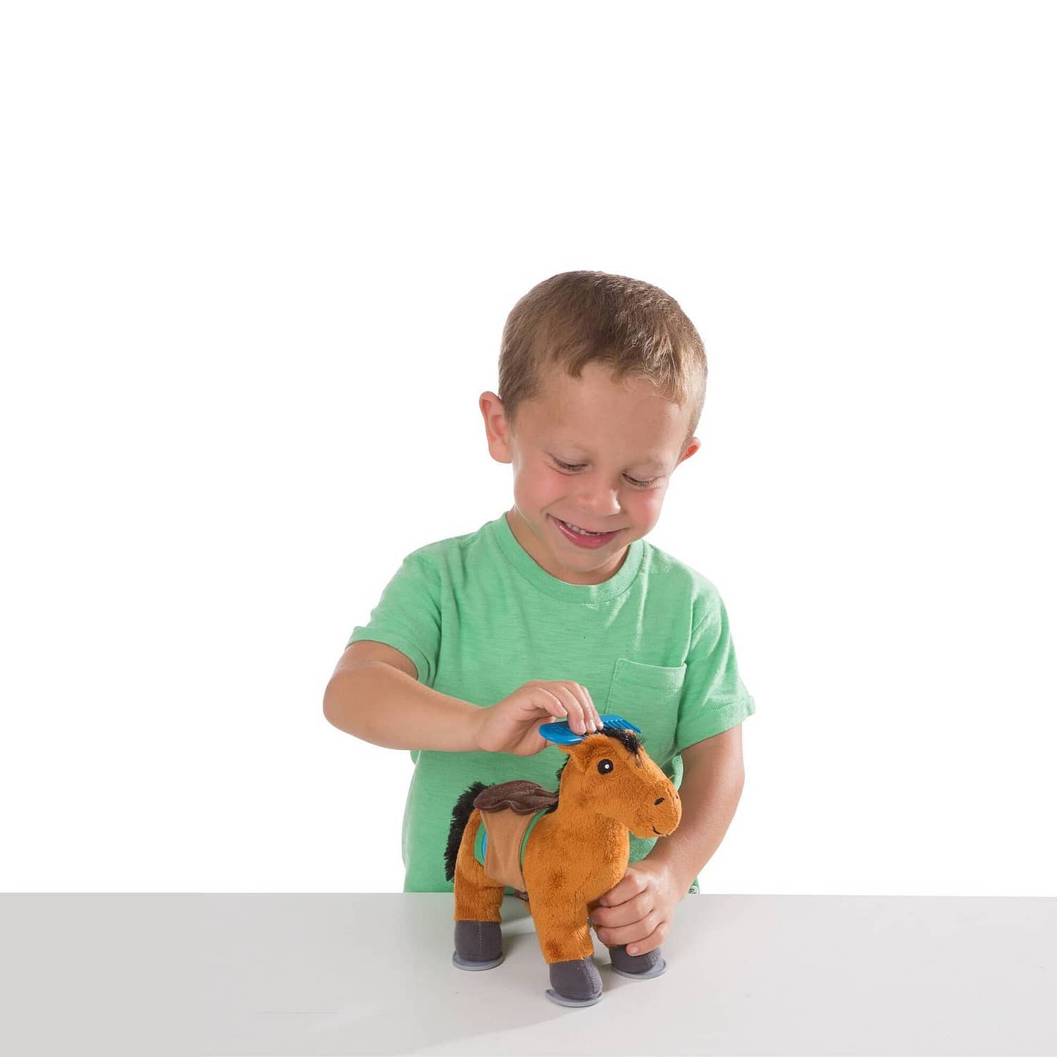 Melissa & Doug - Feed & Groom Horse Care Play Set - Image 4