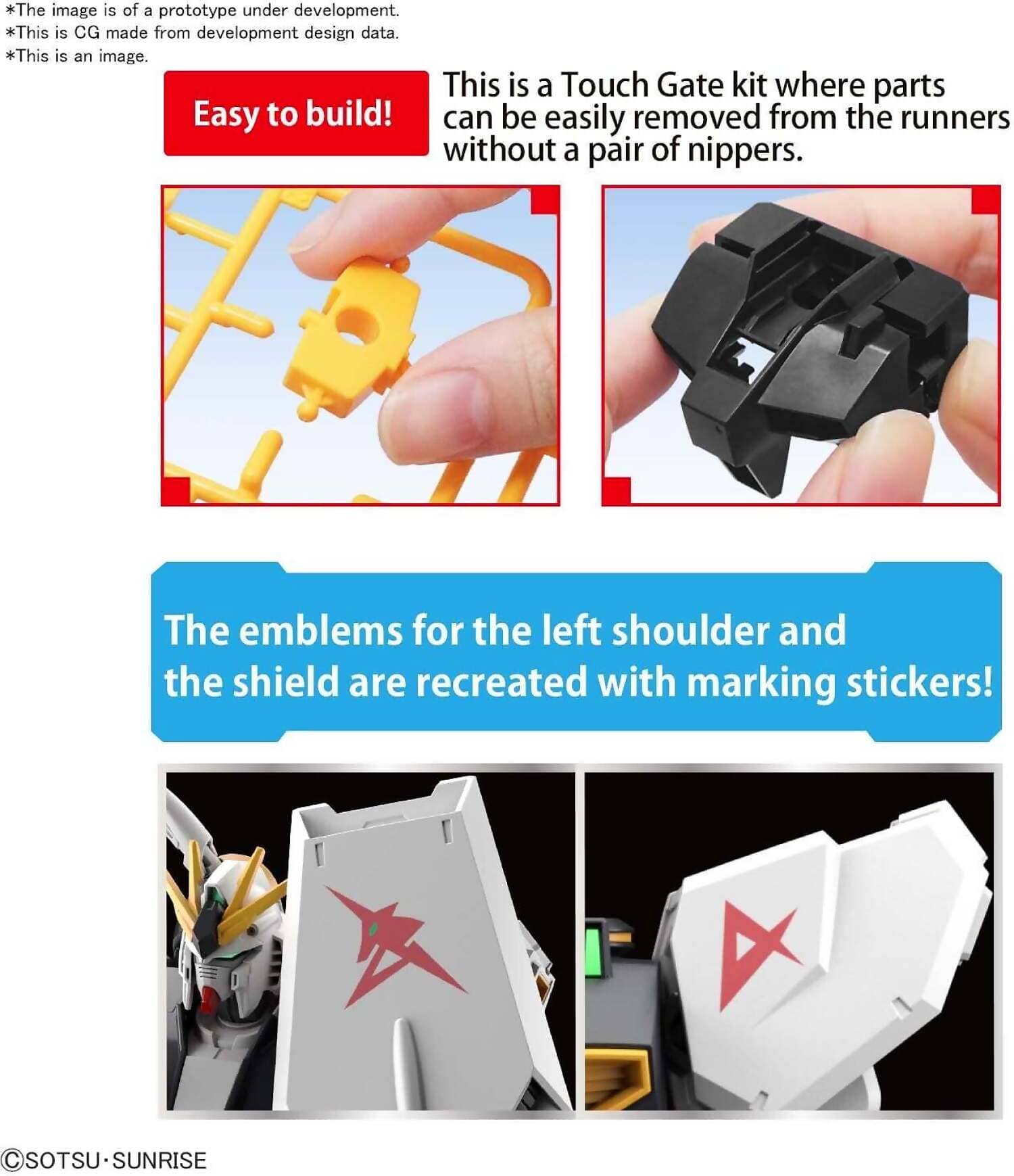 Bandai - Entry Grade 1:144 Rx93 Nu Gundam - Image 5