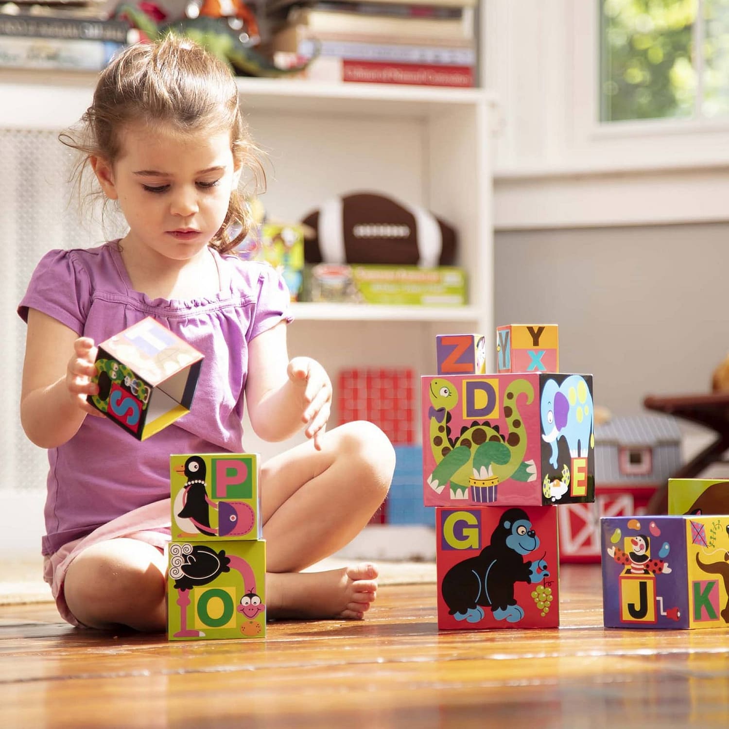 Melissa & Doug - Alphabet Nesting And Stacking Blocks - Image 2