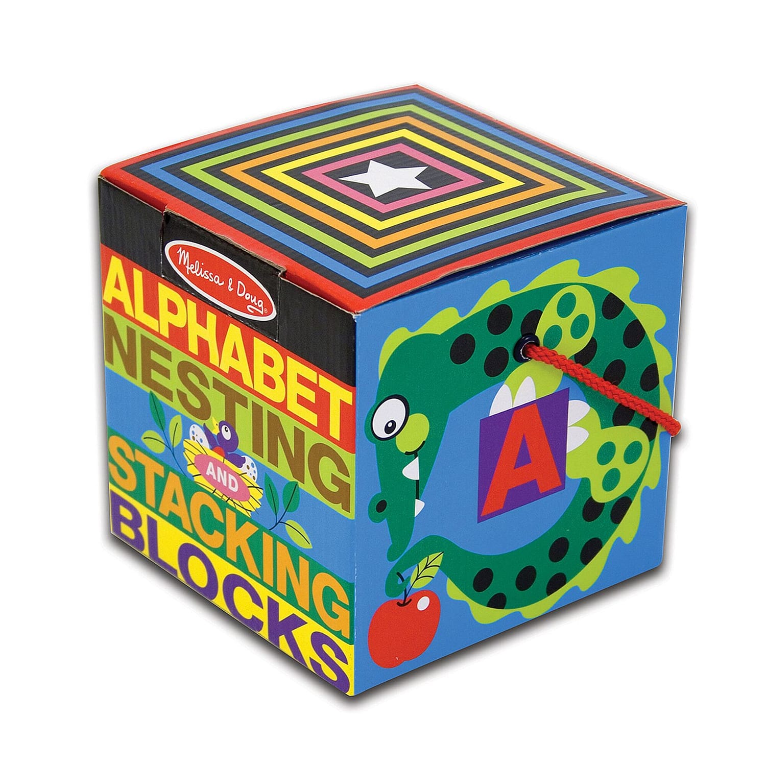 Melissa & Doug - Alphabet Nesting And Stacking Blocks - Image 3