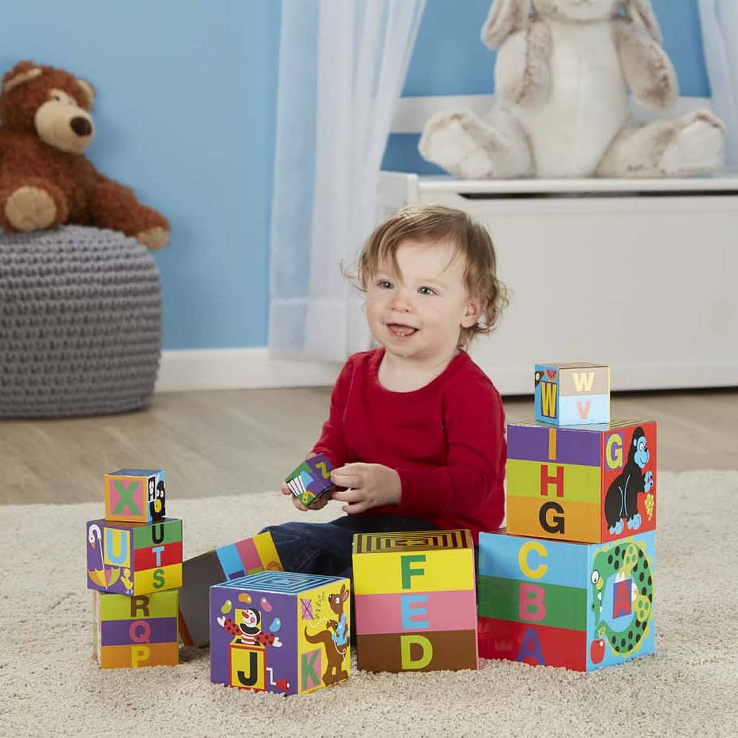 Melissa & Doug - Alphabet Nesting And Stacking Blocks - Image 5