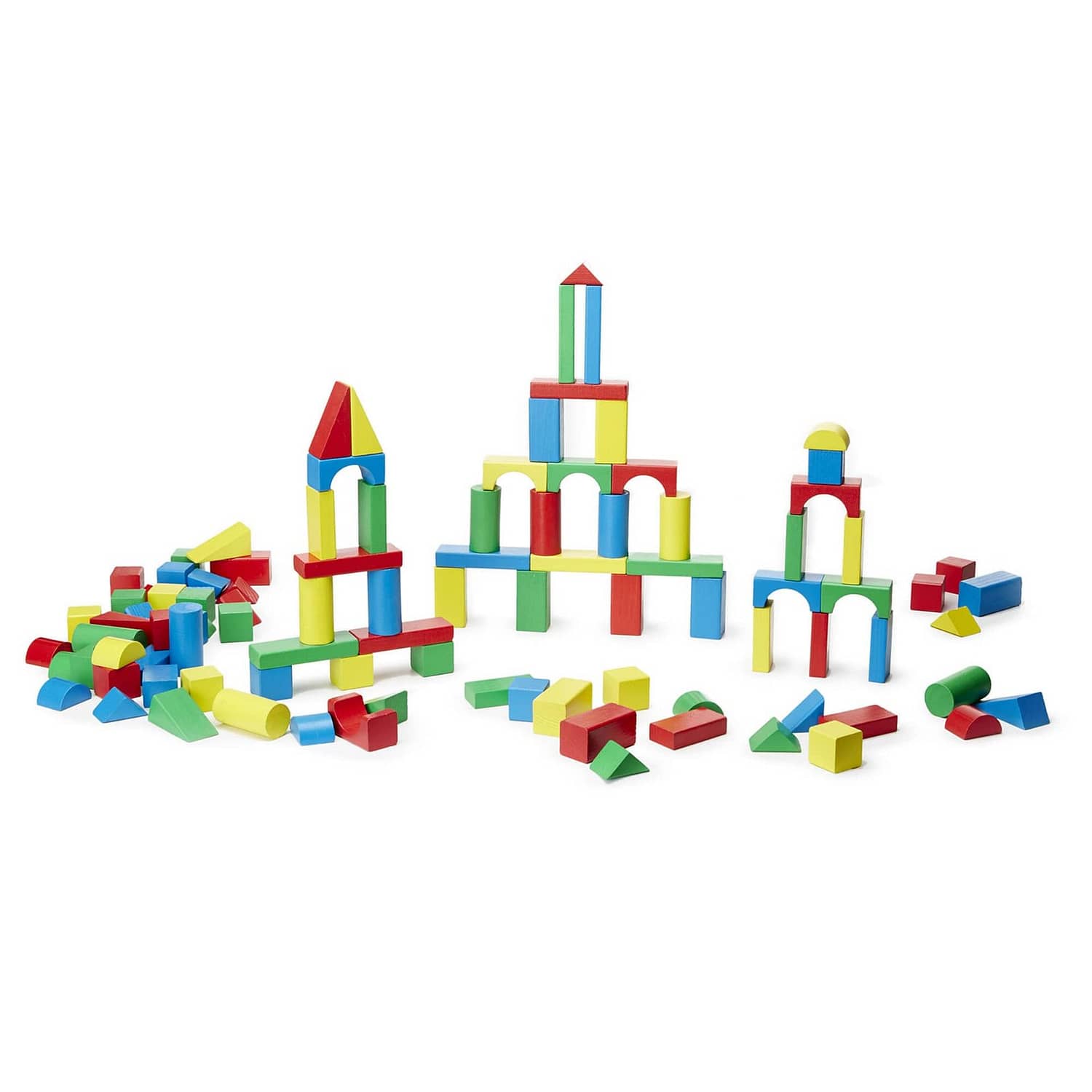 Melissa & Doug - 100 Piece Wood Blocks Set - Image 9