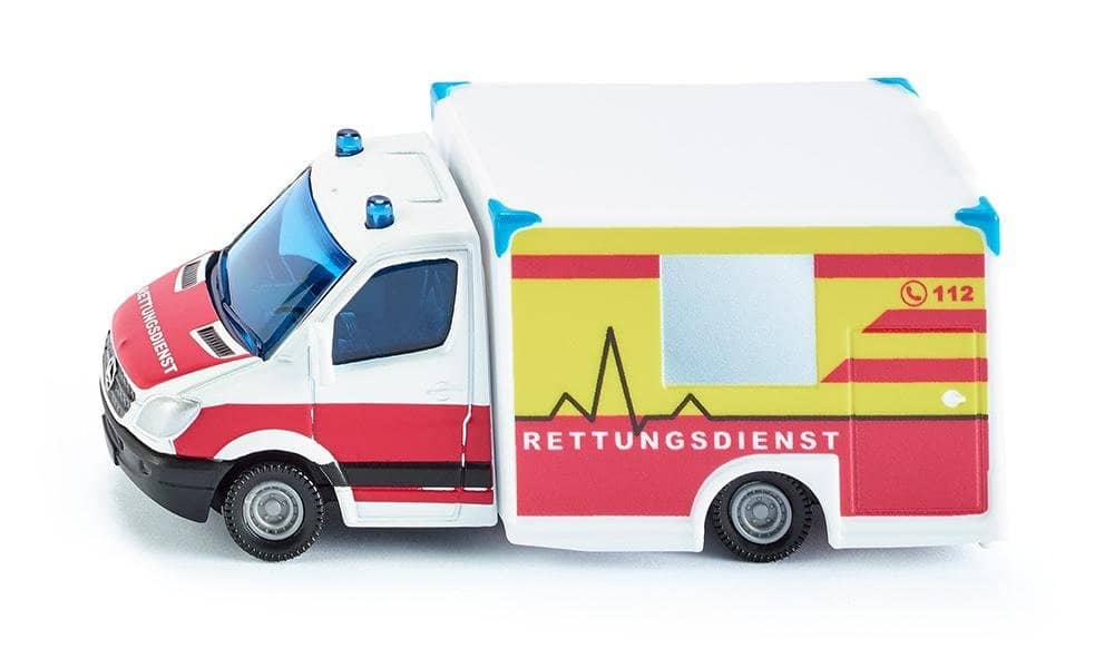 Siku - Ambulance Fire Rescue Die-Cast Model Vehicle