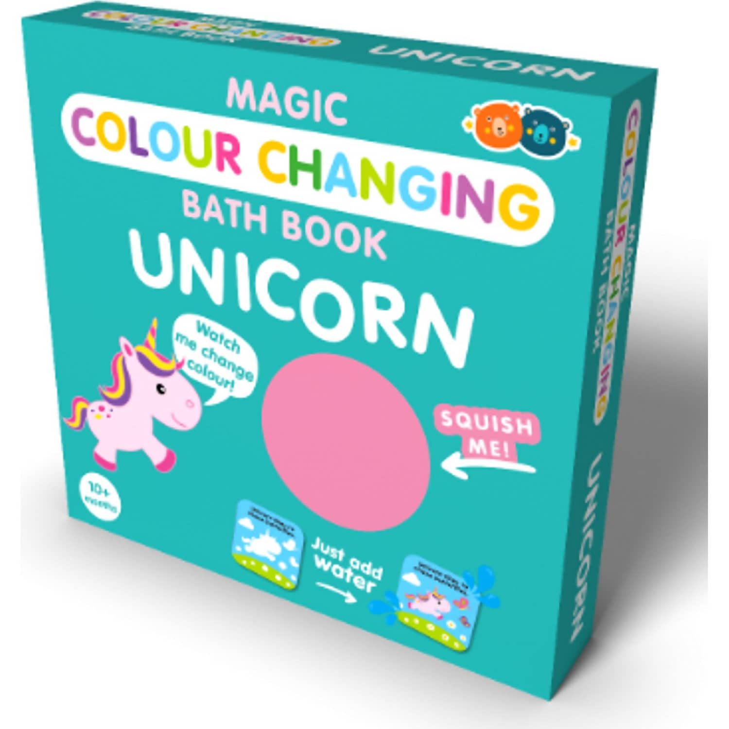 Buddy & Barney - Magic Colour Changing Bath Book - Unicorn - Mh