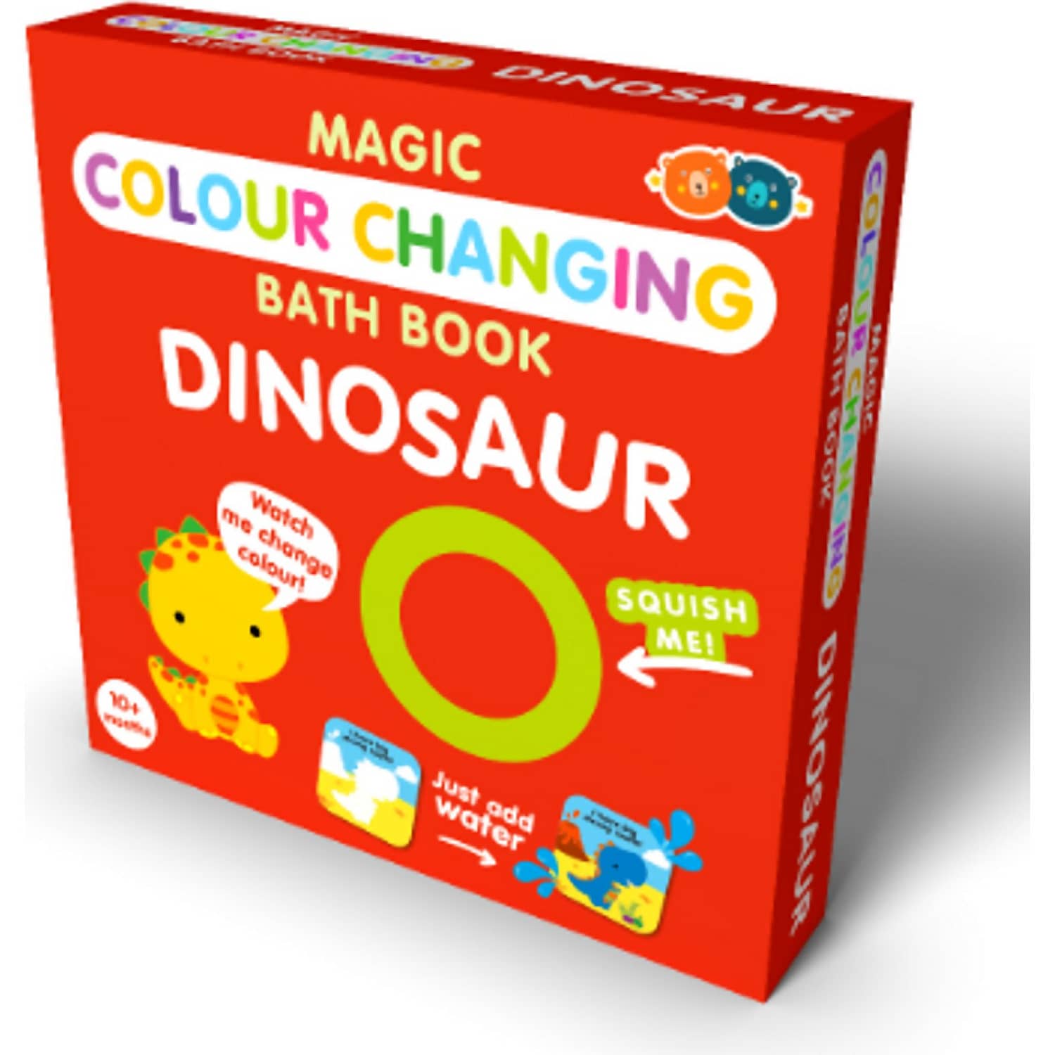 Buddy & Barney - Magic Colour Changing Bath Book - Dinosaur - Mh