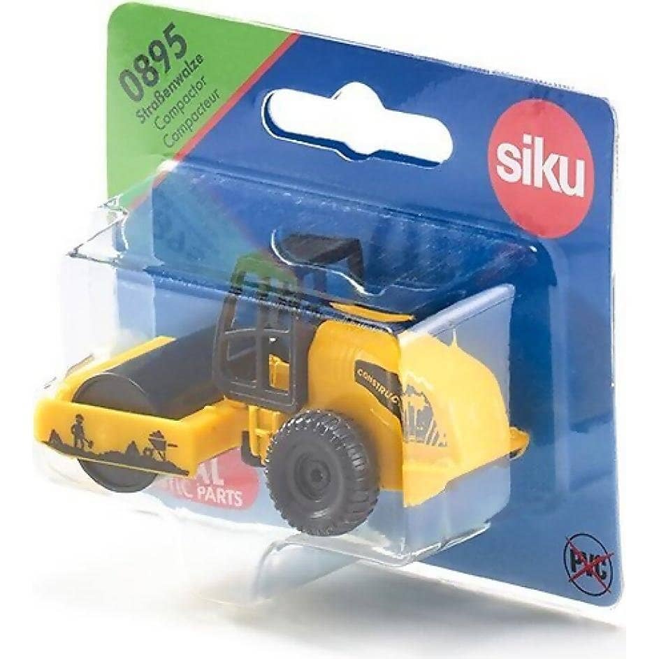 Siku - Compactor Construction Vehicle - Die-Cast - High-Quality - 1:50 Scale - No. 0895 - Image 7
