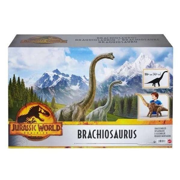 Jurassic World Dominion Dinosaur Toy Brachiosaurus 32 Inch Long Action Figure