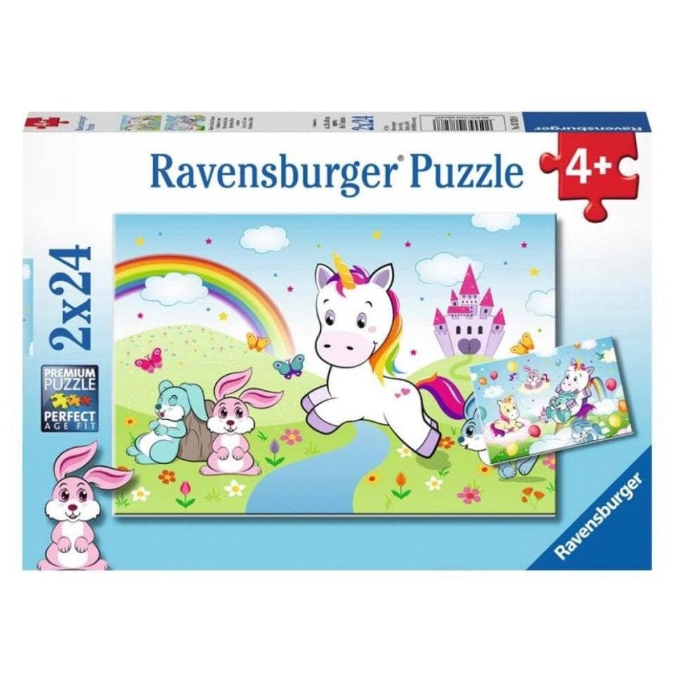 Ravensburger - Fairytale Unicorn Jigsaw Puzzle 2x24 Pieces