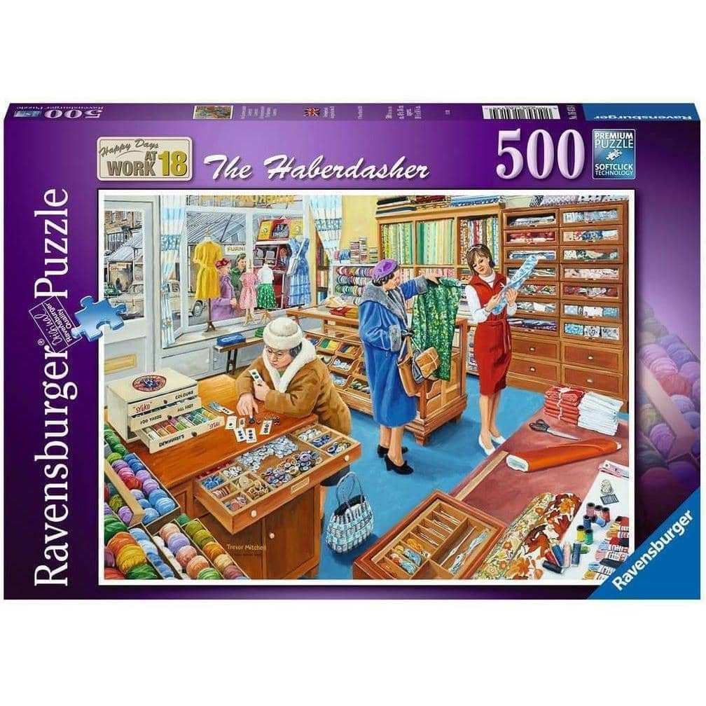 Ravensburger - The Haberdasher Jigsaw Puzzle 500 Pieces