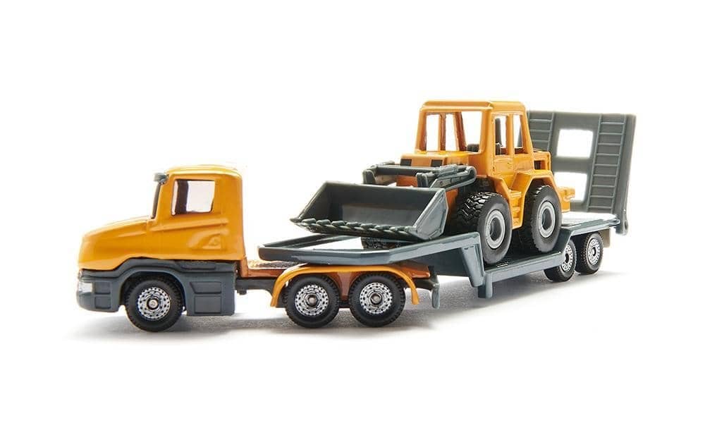 Siku - Low Loader With Front Loader Transport Load-up - Image 2
