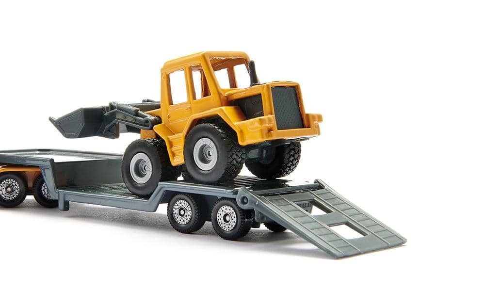 Siku - Low Loader With Front Loader Transport Load-up - Image 3