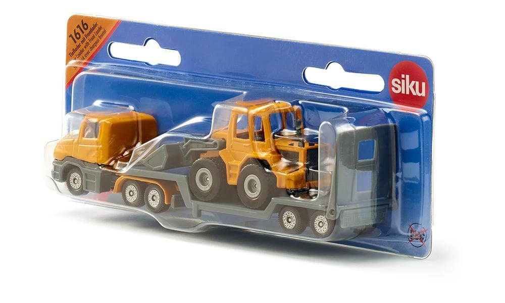 Siku - Low Loader With Front Loader Transport Load-up - Image 5