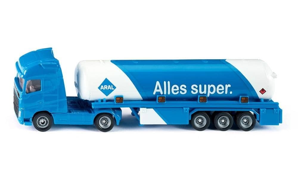 Siku - Articulated Tanker Truck With Tandem Trailer – 1:87 Scale Die-Cast Fuel Transport Model
