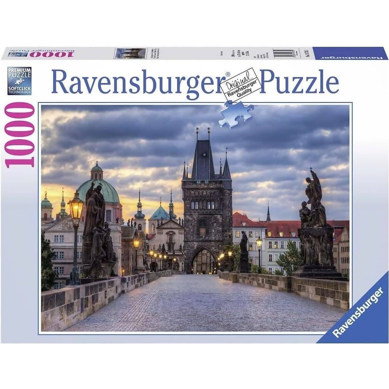 Ravensburger - Charles Bridge At Dawn Jigsaw Puzzle 1000 Pieces