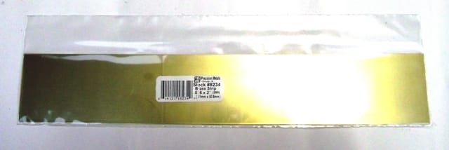 K&S METAL #8234 .016 X 2' BRASS STRIP 1PC