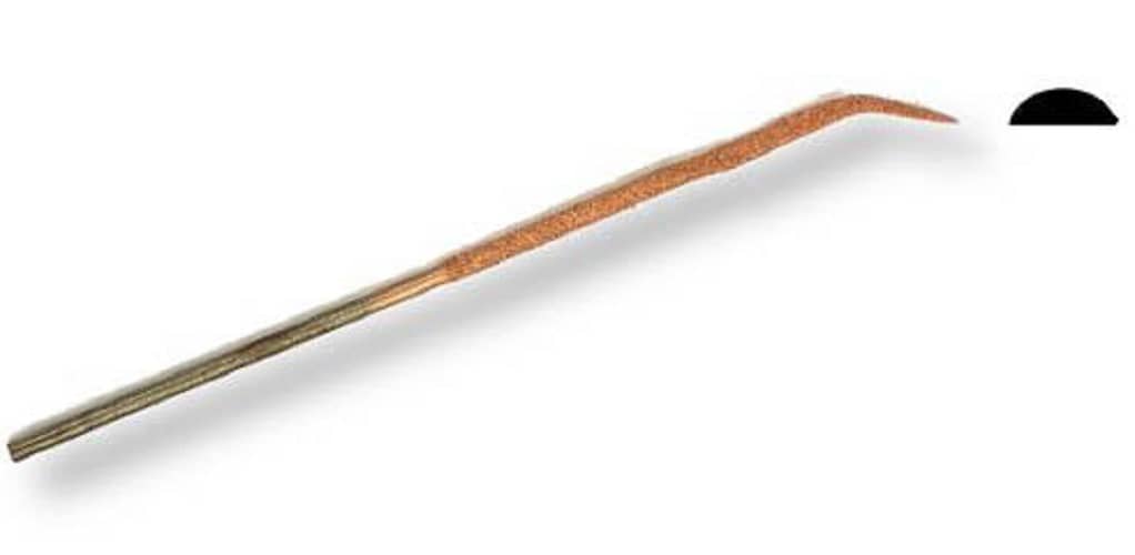 PERMA-GRIT RIFHROUND HALF ROUND 14CM RIFFLER FILE