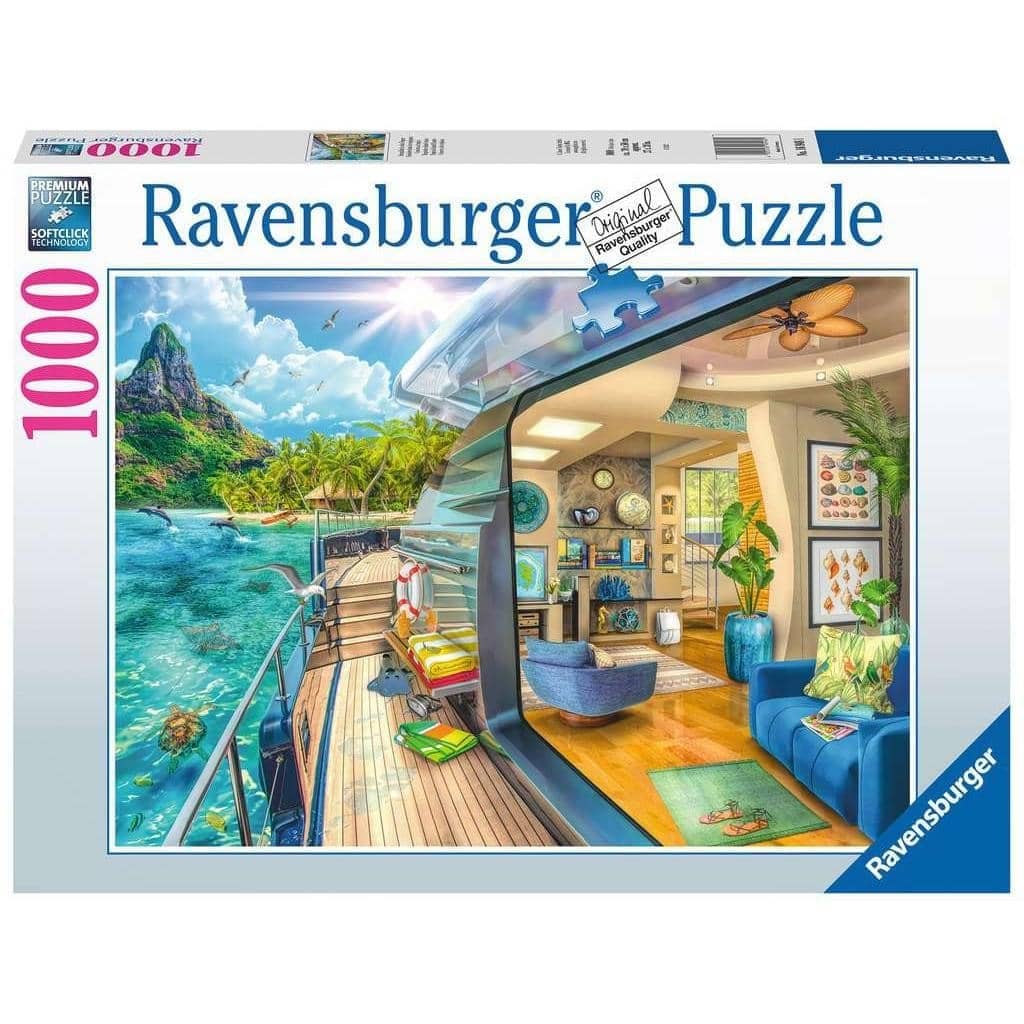Ravensburger - Tropical Island Charter Jigsaw Puzzle 1000 Pieces