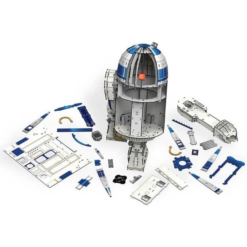 Star Wars - R2d2 Paper Model Kit - Medium - Image 2
