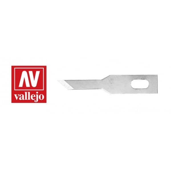 VALLEJO #68 STENCIL EDGE BLADES (5) FOR NO.1 HANDLE AVT06005