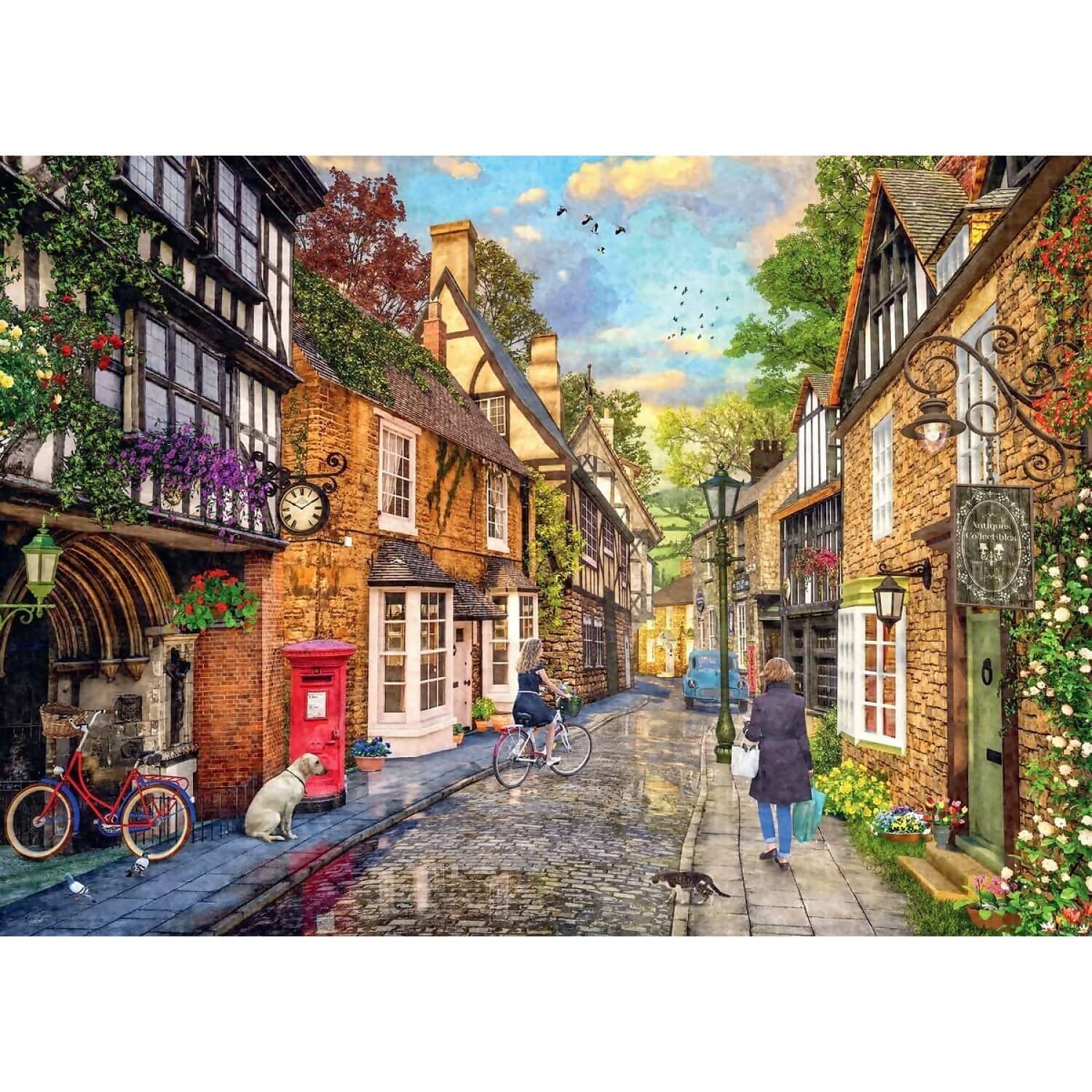 Ravensburger - Meadow Hill Lane Down The Lane No.2 Jigsaw Puzzle 1000 Pieces - Image 2