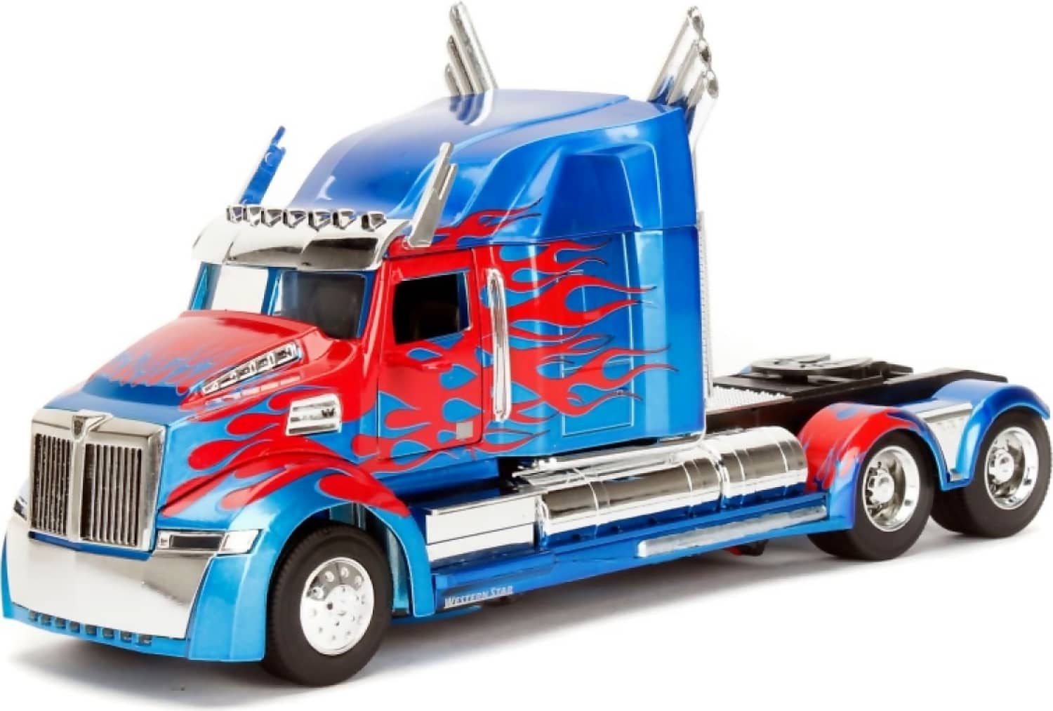 Jada Toys - Hollywood Rides 1:24 Die-Cast Optimus Prime Western Star Truck – Transformers 5 The Last Knight Collectible