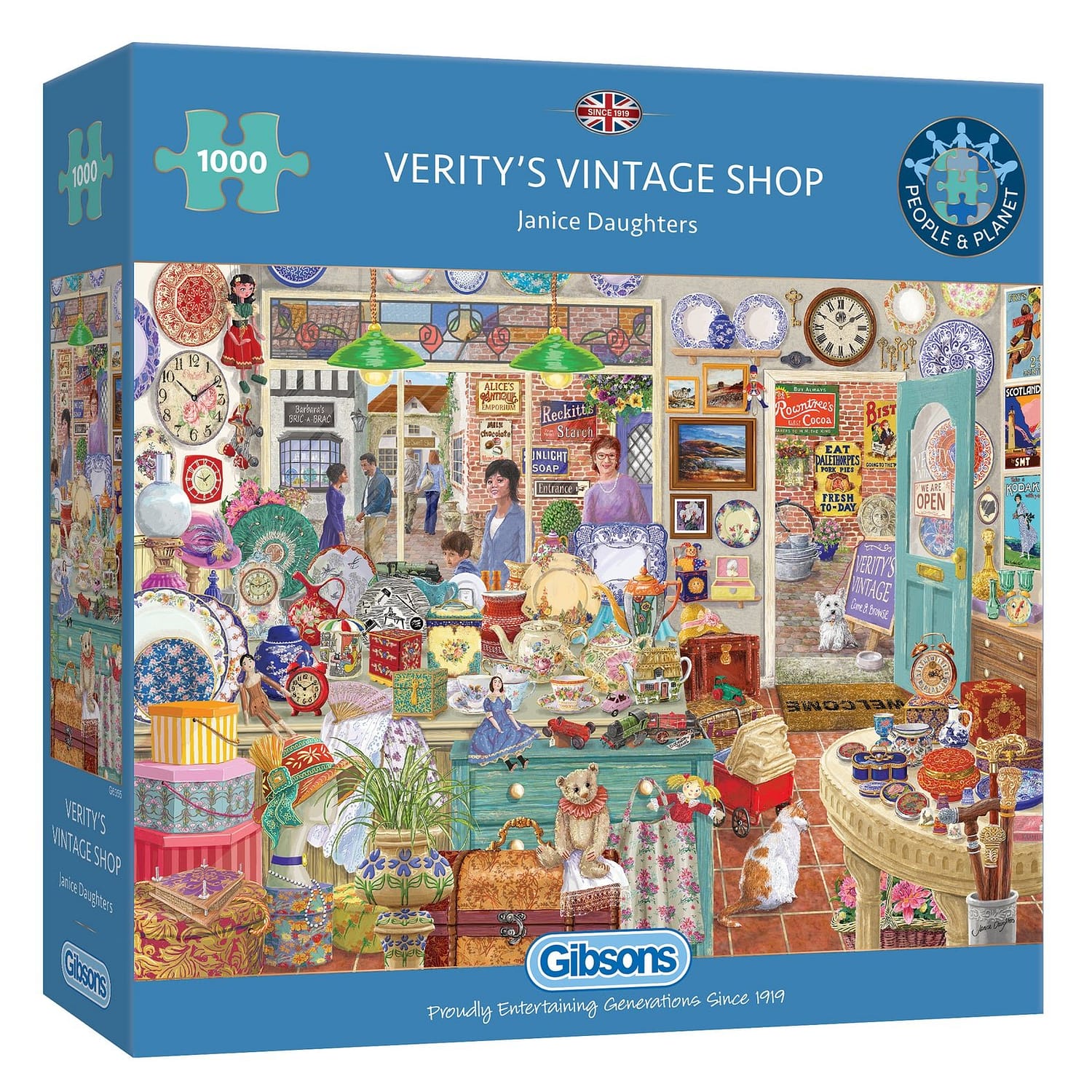 Gibsons - Veritys Vintage Shop - Jigsaw Puzzle 1000 Pieces