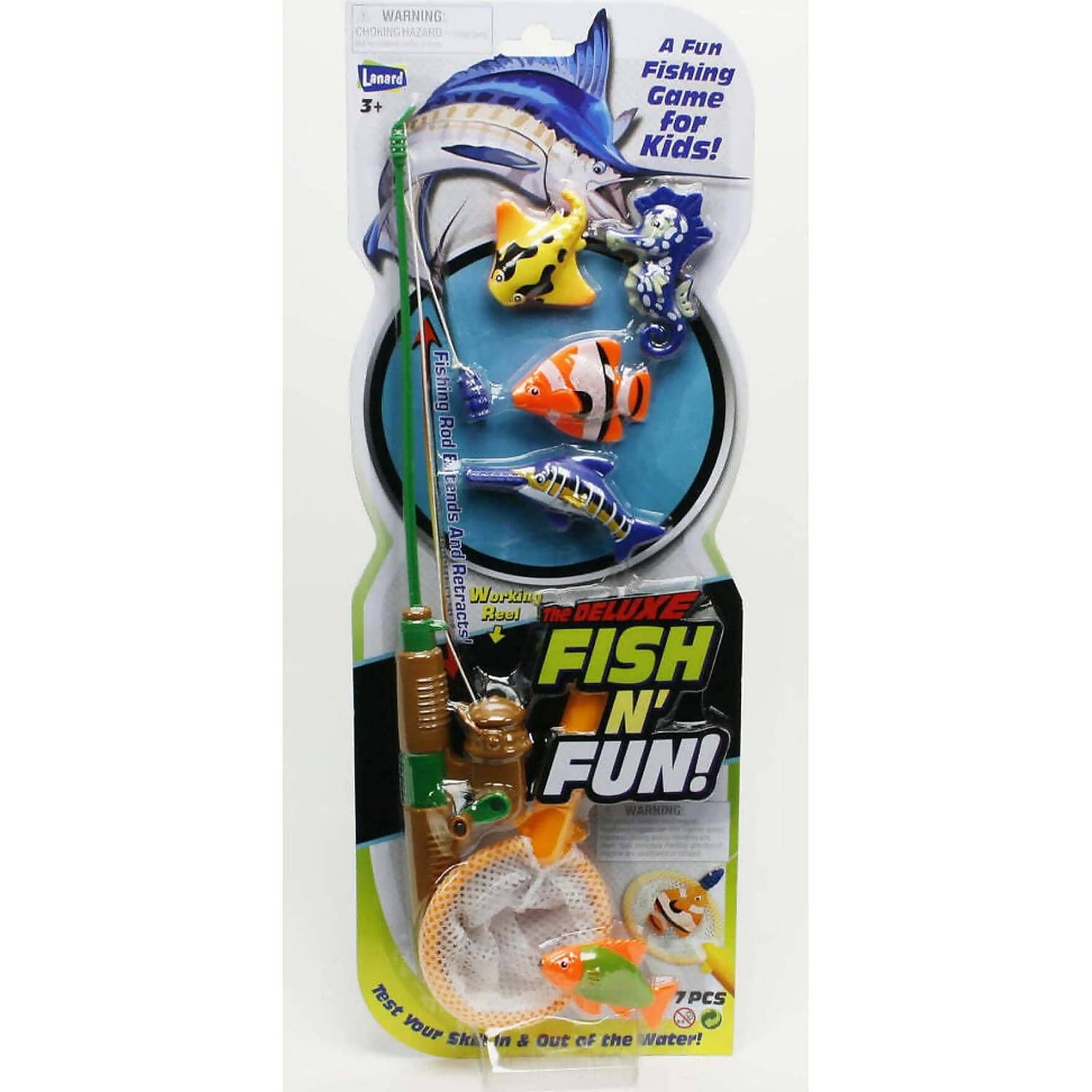 Lanard - Deluxe Magnetic Fish N Fun Fishing Set